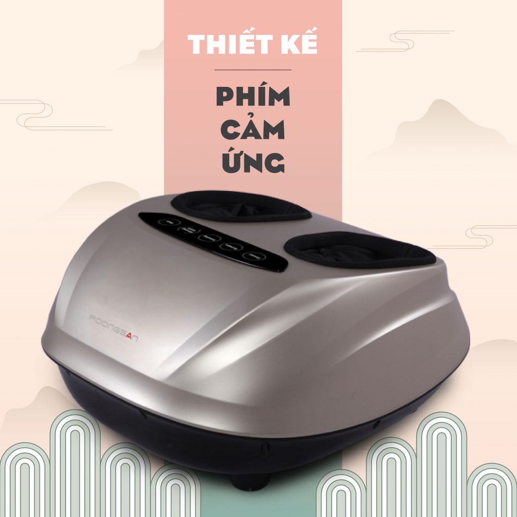 Máy massage Poongsan MFP-002 sở hữu phím bấm cảm ứng đẳng cấp về thiết kế  Máy massage Poongsan MFP-002 sở hữu phím bấm cảm ứng đẳng cấp về thiết kế